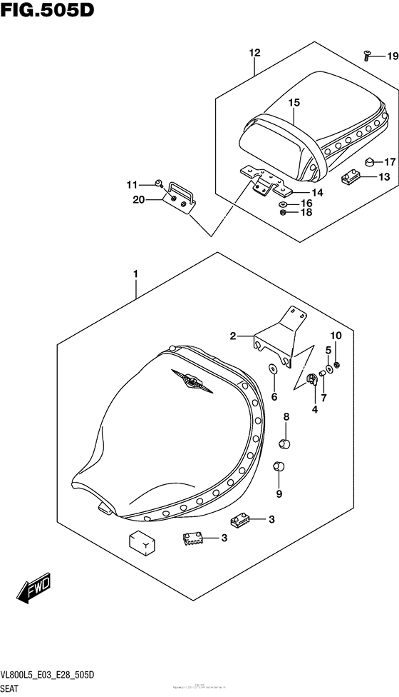 Seat (Vl800Tl5 E28)