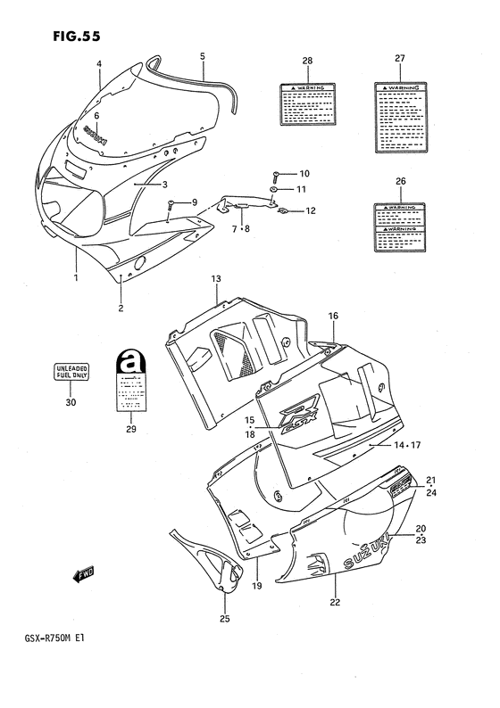 Cowling body