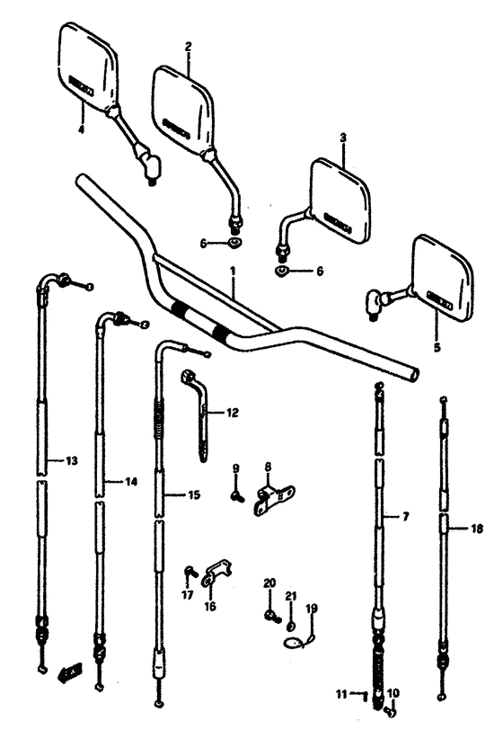 Handlebar-cable