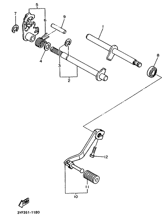 Schaltwelle.pedal