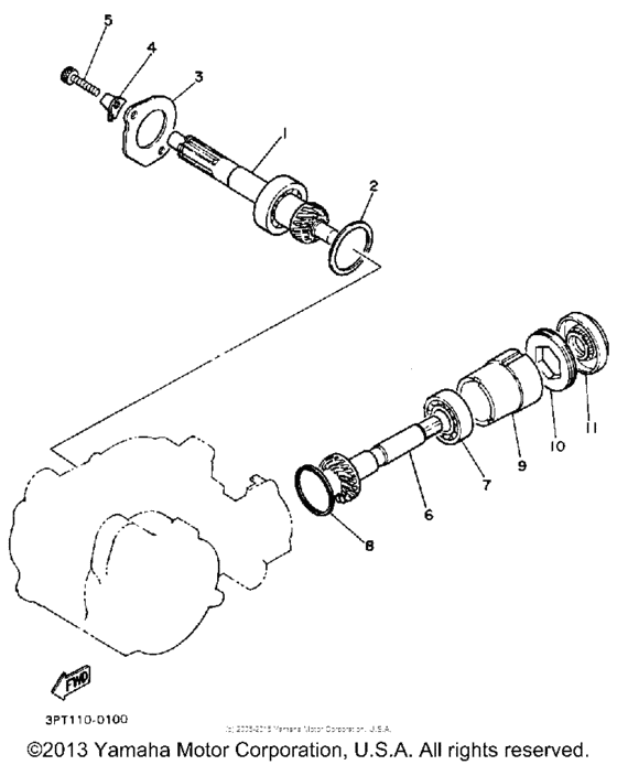 PW50A Трансмиссия