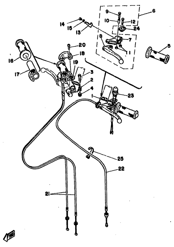 Handle. wire