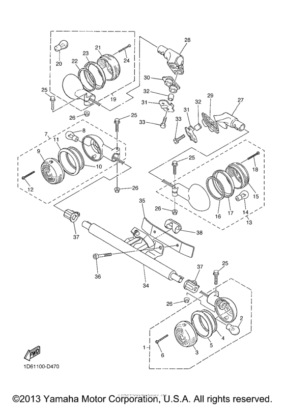 XVZ13CTWC Поворотники