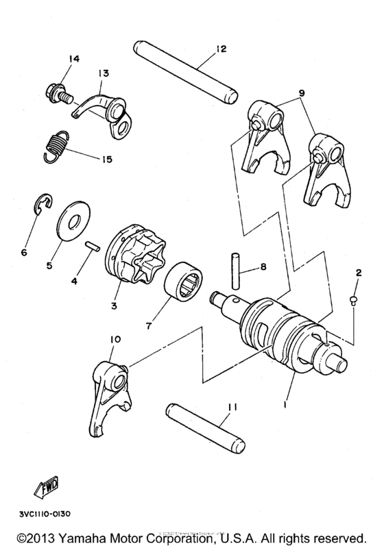 Shift cam - fork