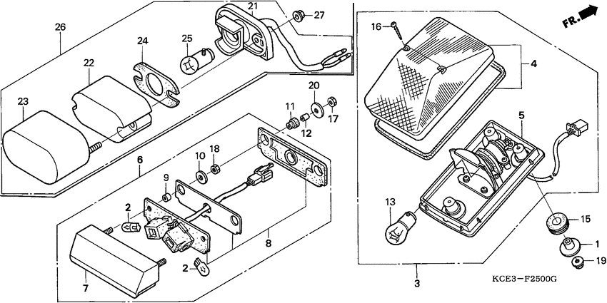 Taillight unit ass`y