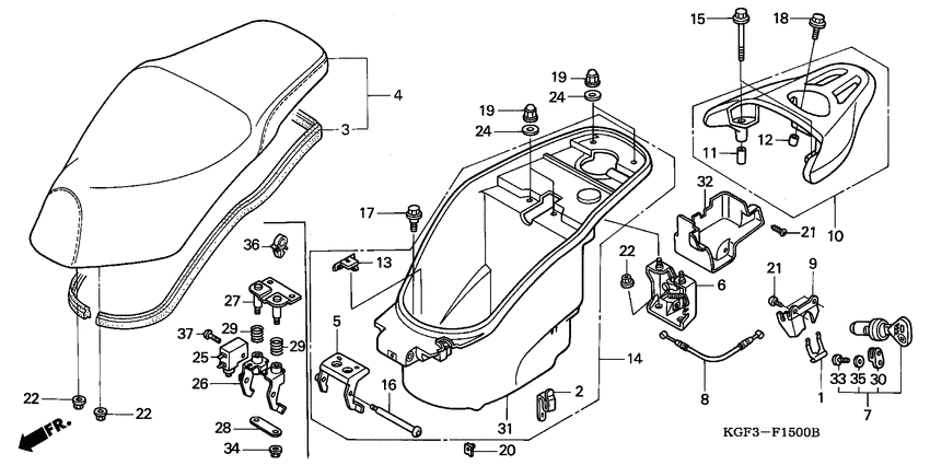 Seat/luggage box