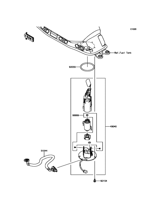 ER650 Топливный насос