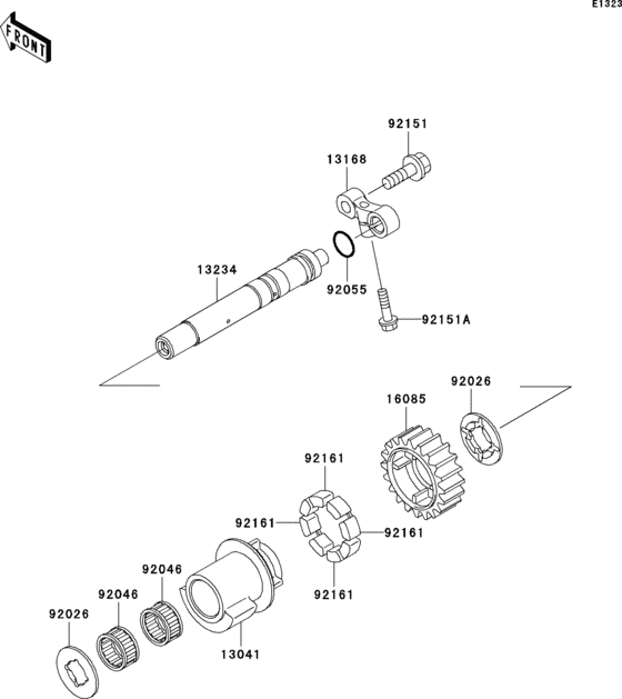 ZX1200 Валансирный вал