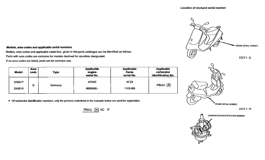 SA50 *Applicable serial numbers
