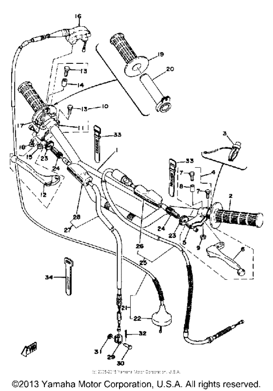 Handle wire