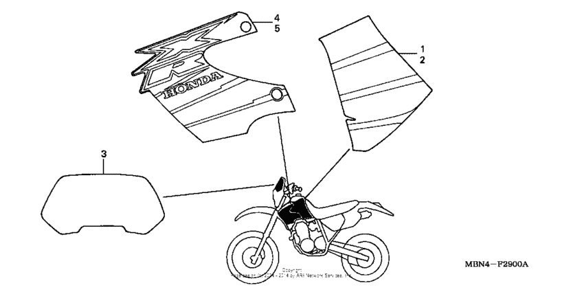 XR650R Stripes ('00)