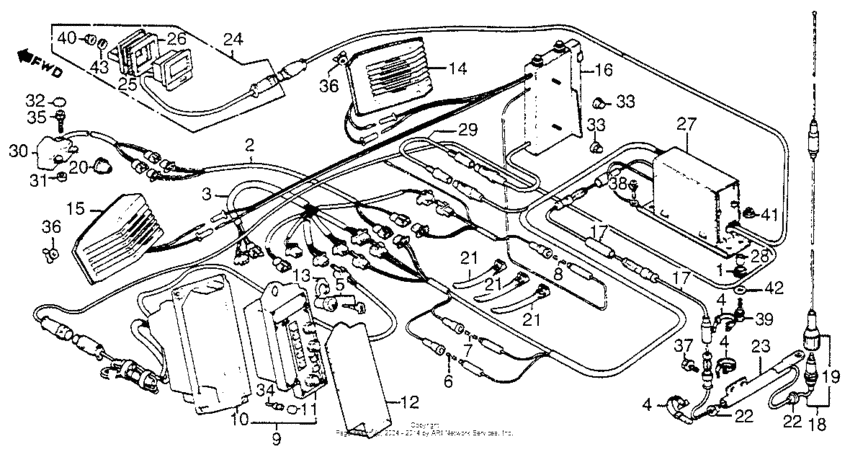 Gl1100a radio