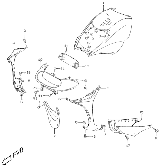 Front leg shield