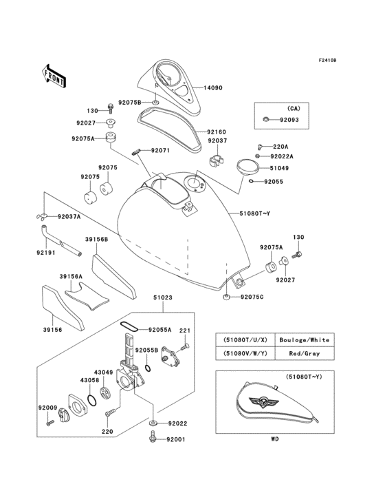 Fuel tank(1/4)(vn800-b3)