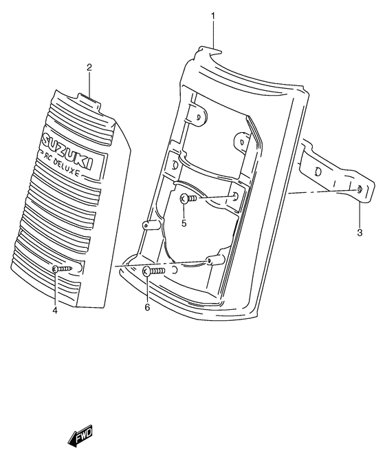 RC50 Передняя вилка cover