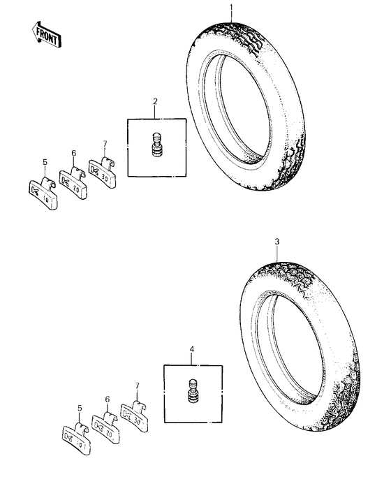 KZ1000 Покрышки