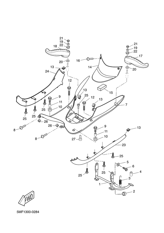 Stand. footrest