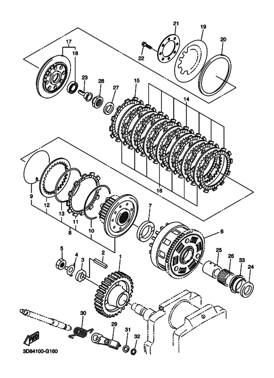 XVS1300CT Бендикс