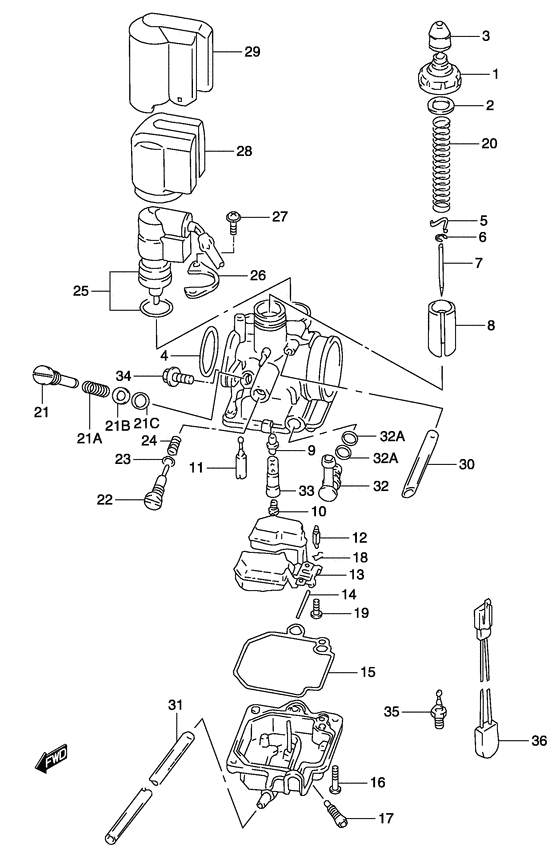 Carburetor assy