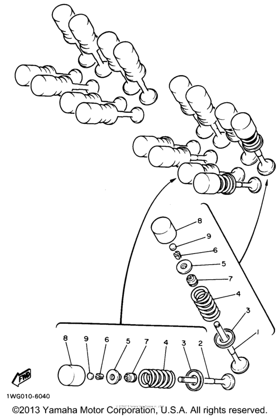 YZF600RR Клапана