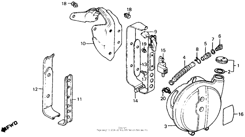 Sub fuel tank