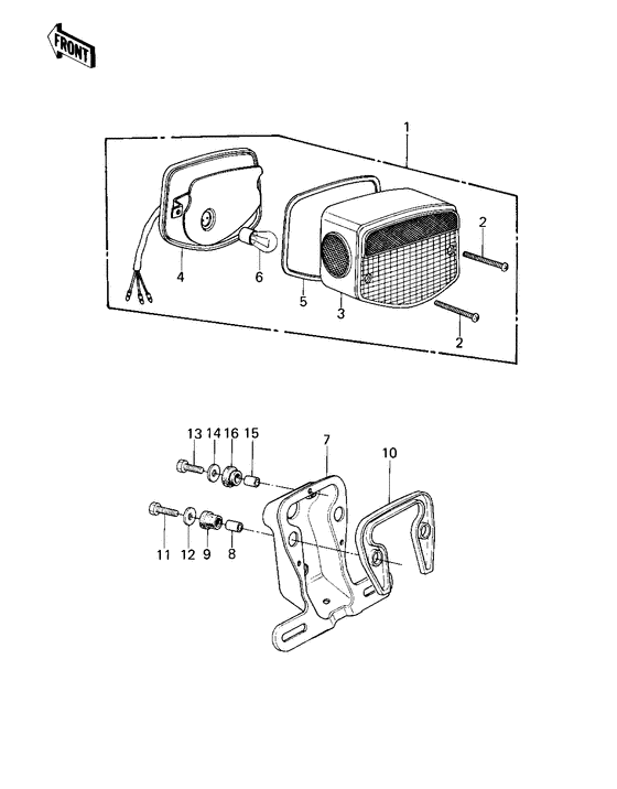 Taillight unit ass`y
