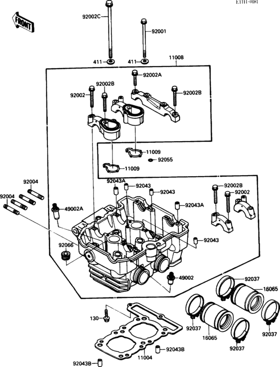 EX250 Головка цилиндров