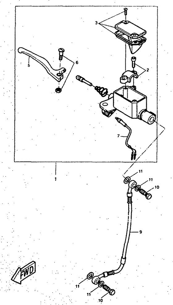 CW50RS Главный тормозной цилиндр