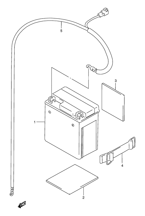 DR125 Аккумулятор