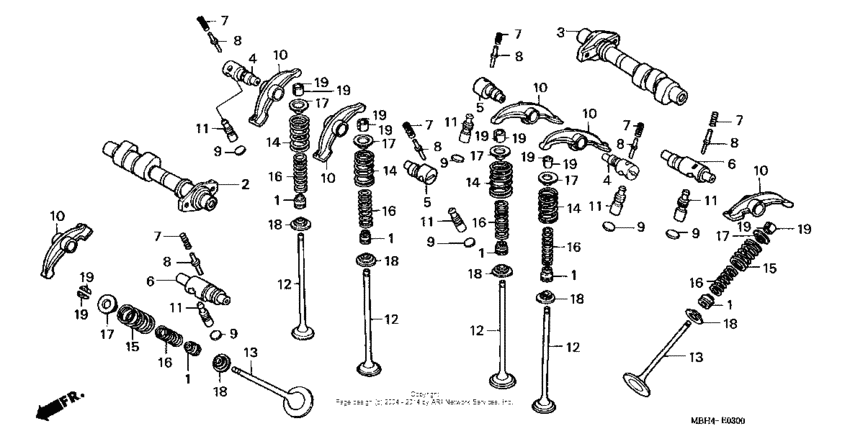 VT1100C3 Распределительный вал