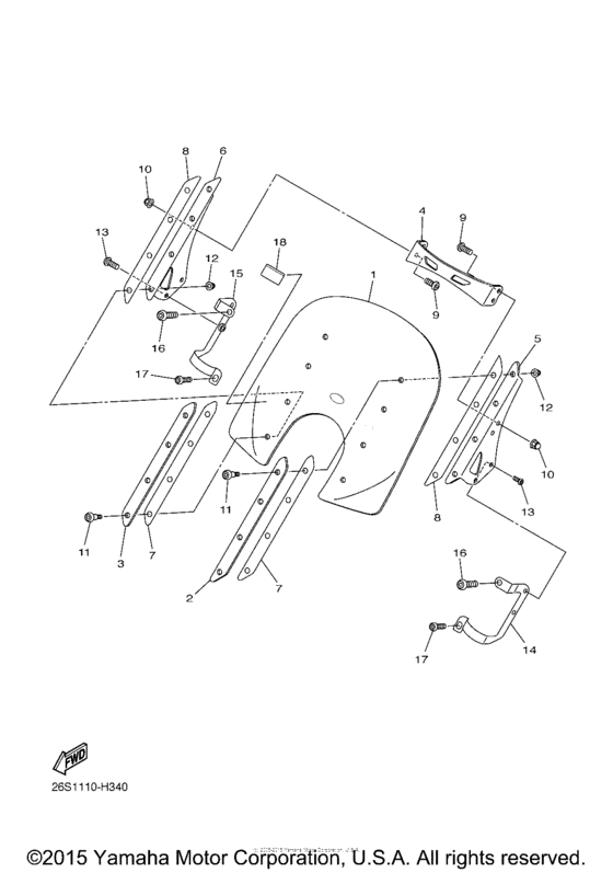 XVS950CT Обтекатели