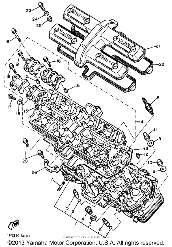  Головка цилиндров