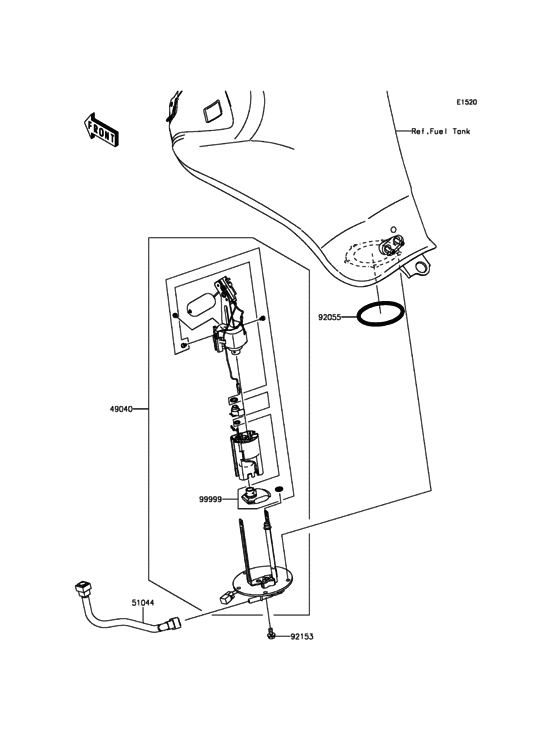 ER650 Топливный насос