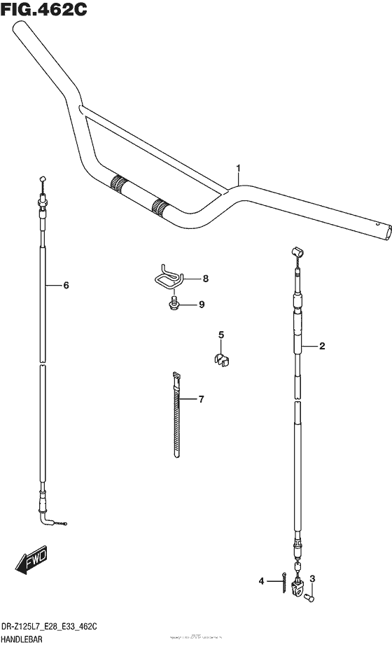 Handlebar (Dr-Z125L E33)