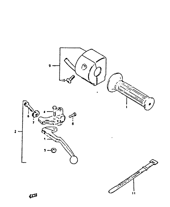 Left handle switch