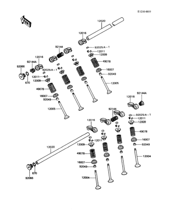 Rocker arms/valves