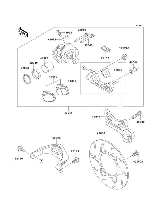 Rear brake(a10)
