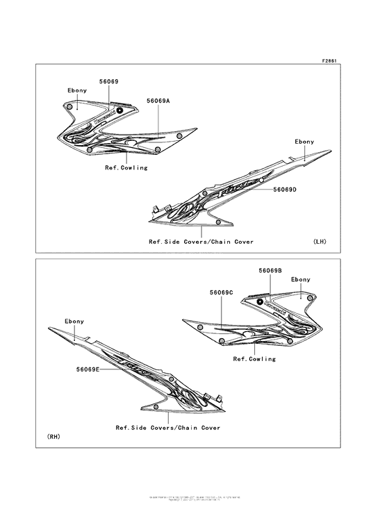 AX125 Decals (Green)(Aaf)