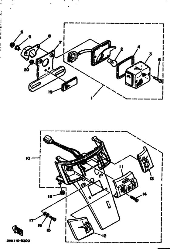 Taillight unit ass`y