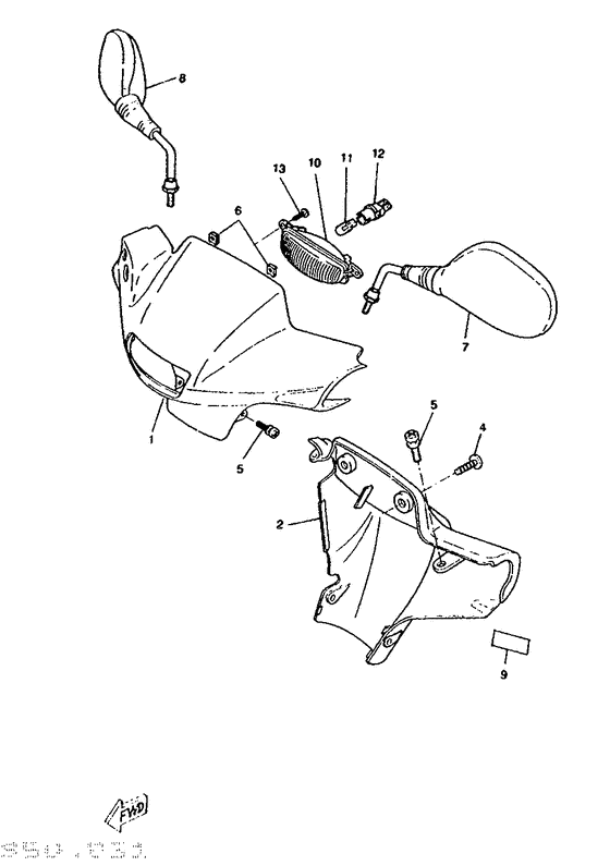 CW50RS Обтекатель 1