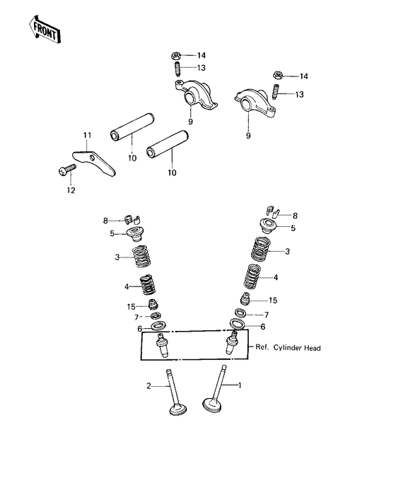 Rocker arms/valves