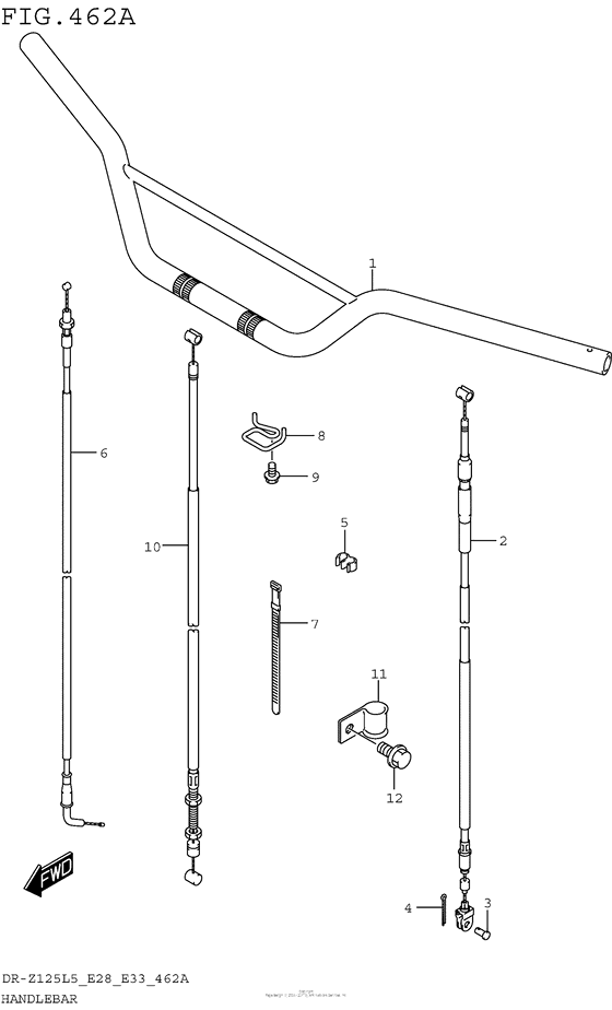 Handlebar (Dr-Z125L5 E28)