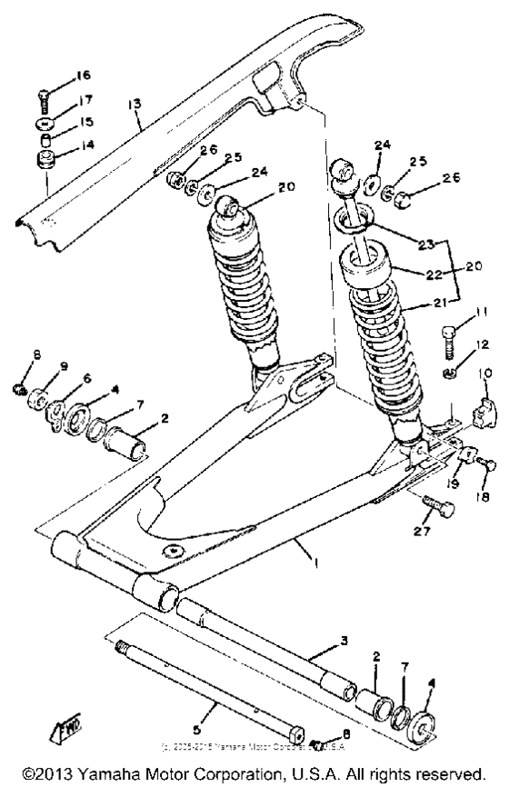Rear arm - suspension