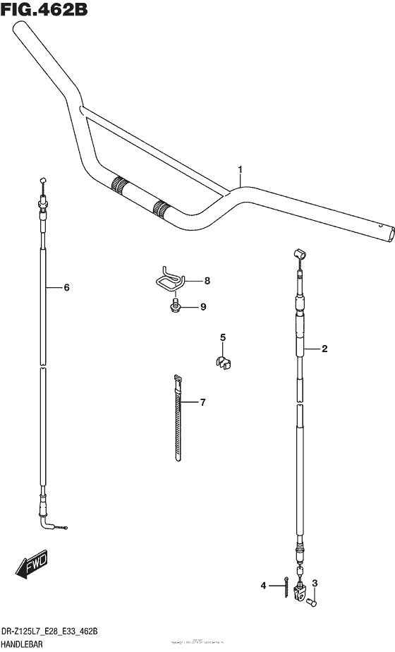 Handlebar (Dr-Z125L E28)