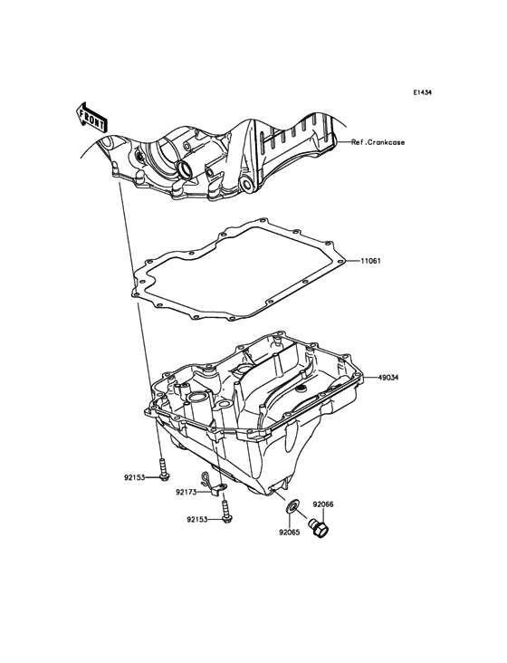 ZX1000 Маслянный поддон