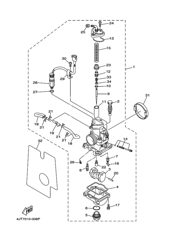 Carburetor assy