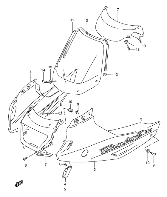 Cowling body
