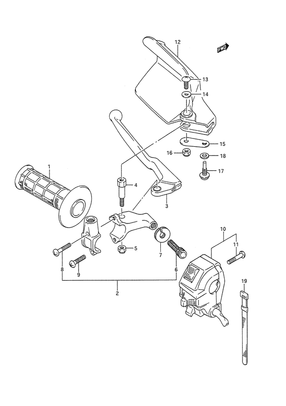Left handle switch