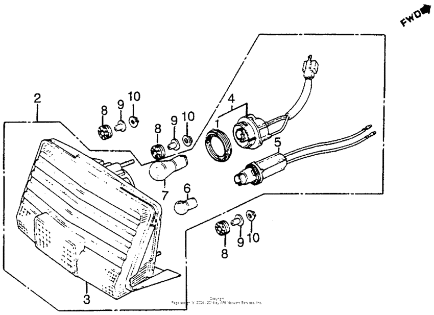 VF1100S Фонарь