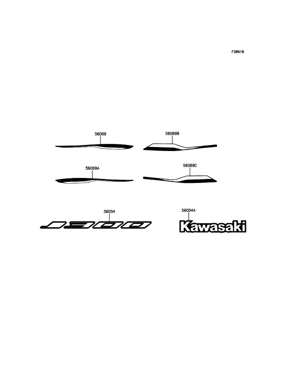 SC300 Decals(Green / Black)